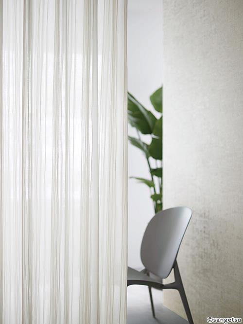 サンゲツ オーダーカーテン SC8343〜SC8346 巾100×丈261〜280cm（2枚入） LP仕様（形態安定加工）約2倍ヒダ（本縫い）裾：折返し サンゲツ オーダーカーテン SC8343〜SC8346 巾150×丈221〜240cm（2枚入）