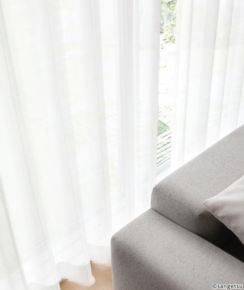 サンゲツ オーダーミラーレースカーテン OP6797 仕上り巾201〜300cm×仕上り丈161〜180cm LP仕様（形態安定加工）約1.5倍ヒダ（本縫い）裾：折返し カーテン レース おしゃれ 洗える オーダー レース カフェ ミラー サンゲツ 防炎あり プライバシー 日本製あり