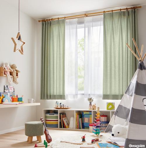 サンゲツ Simple Order カーテン ドレープ Fuwa-Fuwa OP6682〜OP6684 プレーンシェード ドラム式 幅290x高さ100cmまで サンゲツ カーテン グレー（ドレープ） シンプルオーダー オーダー