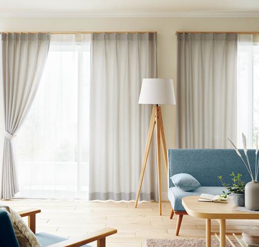 カーテン＆シェード シンコール abita Natural / ナチュラル AZ-2167〜2168 ベーシック 約2倍ヒダ 幅375x高さ300cmまで