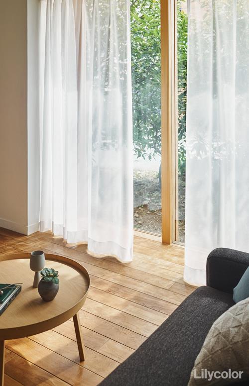 カーテン レース リリカラ SALA Natural Casual LS-63207・63208 標準仕様 レギュラー縫製 約1.5倍ヒダ 幅200x高さ160cmまで