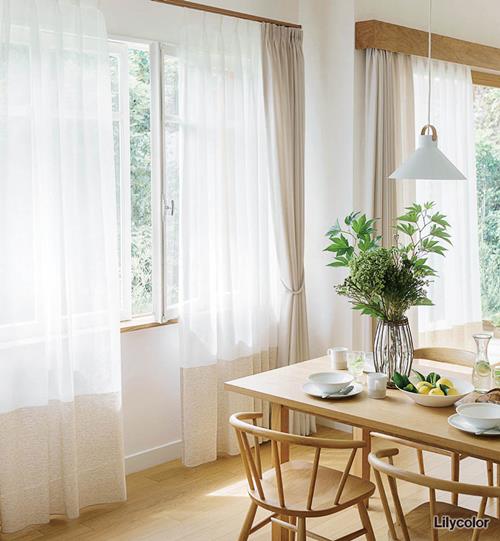 オーダーカーテン ミラーレース カーテン リリカラ SALA LS-61484 2倍ヒダ レギュラー縫製 幅251〜300cm×丈201〜220cm オーダーカーテン ミラーレース カーテン リリカラ SALA LS-61464 2倍