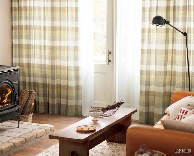 リリカラ オーダーカーテン SALA カジュアル LS62056〜LS62061 レギュラー縫製 2倍ヒダ 幅226〜300cm×丈101〜120cm