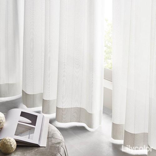 コントラクトカーテン リリカラ レース　防カビミラー レギュラー縫製仕様 約1.5倍ヒダ 466×260cmまで