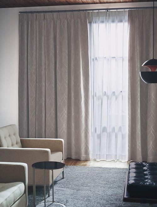 カーテン シェード 川島織物セルコン 遮光 FT6503〜6505 ソフトウェーブ縫製 約2倍ヒダ カーテン シェード 川島織物セルコン 遮光 FT6503〜6505