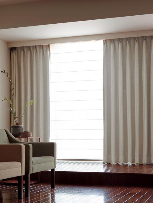 カーテン シェード 川島織物セルコン 遮光 FT6584 スタンダード縫製 約1.5倍ヒダ カーテン シェード 川島織物セルコン 遮光 FT6584 スタンダード縫製 約