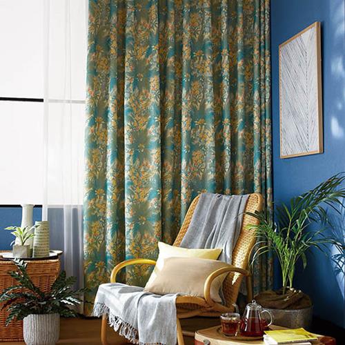 東リ fuful フフル オーダーカーテン 遮光 TKF30614〜30616 厚地＋レースのお買い得セット：スタンダード縫製 約1.5倍ヒダ 幅400×高さ240cm迄 東リ オーダーカーテン fuful フフル TKF30614〜TKF30616 遮光