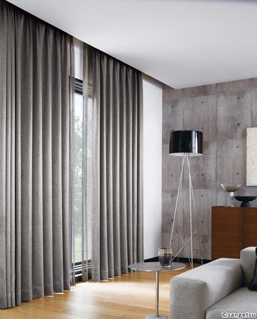 サンゲツ◆カーテン2枚1組◆幅231cm×丈200cm◆(K-2409KA2) サンゲツ AC2400・AC2401・AC2402・AC2403 遮光1級オーダー