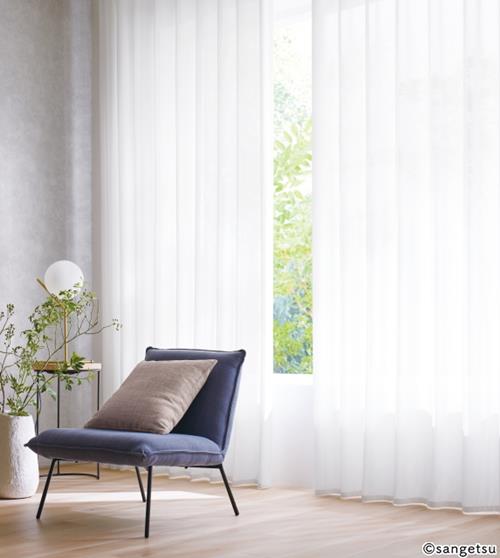 サンゲツ AC2595 UVカットオーダーカーテンなら - オーダー