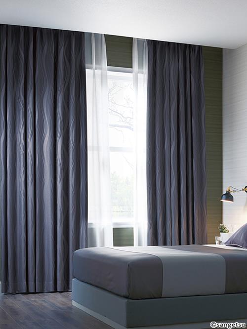 サンゲツ オーダー遮光カーテン SC8449 巾200×丈221〜240cm（2枚入） LP