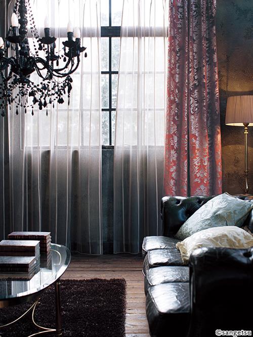 ▽サンゲツ ストリングス オーダーカーテン スタンダード 裾:折返し