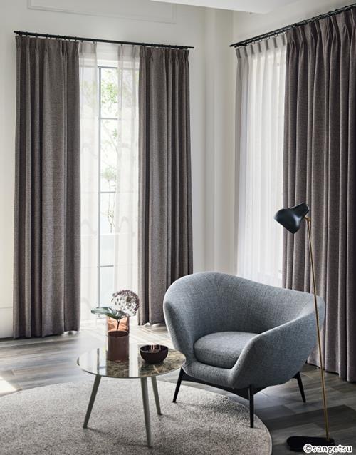 サンゲツ・ピンク色のオーダーカーテンならカーテンワオへ