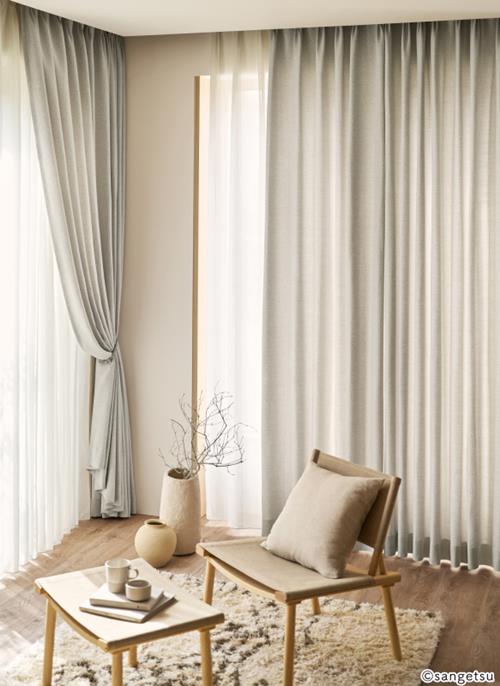 サンゲツ・防炎のオーダーカーテンならカーテンワオへ