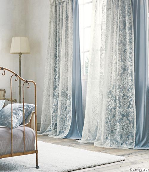 レースのオーダーカーテンならカーテンワオへ