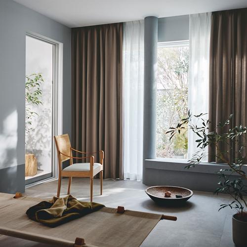 スミノエ・無地のオーダーカーテンならカーテンワオへ