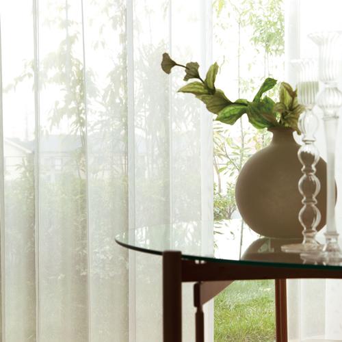 スミノエ　ホワイト オーダー　レースカーテン　美品　725cm x 150cm スミノエ・ミラーレースのオーダーカーテンならカーテンワオへ