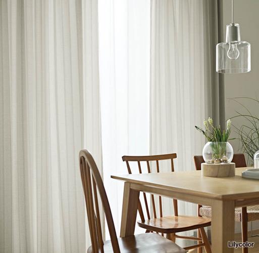 ストライプ・コーディネートのオーダーカーテンならカーテンワオへ（4