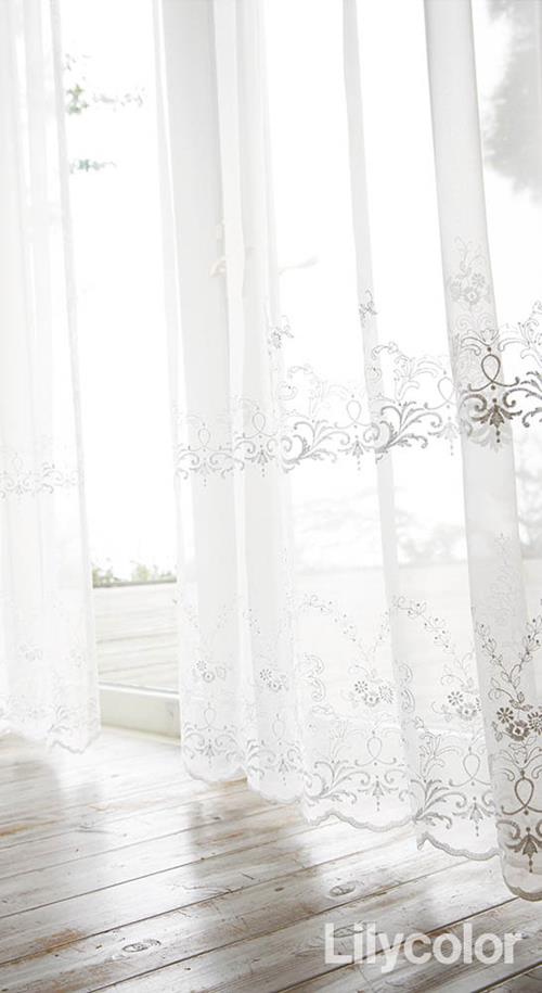 リリカラ・レース・リーフのオーダーカーテンならカーテンワオへ