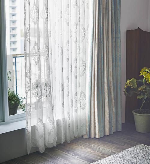 川島織物・レース・ウォッシャブルのオーダーカーテンならカーテンワオ